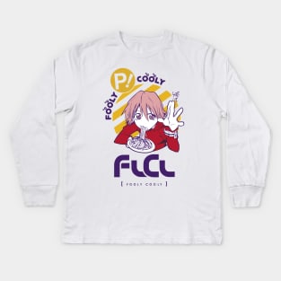 Haruko FLCL Kids Long Sleeve T-Shirt